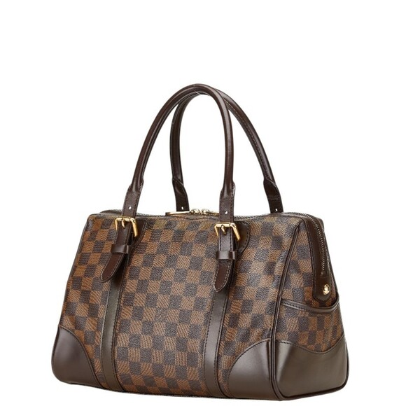 LOUIS VUITTON Brown Damier Leather Bag - Picture 2 of 14